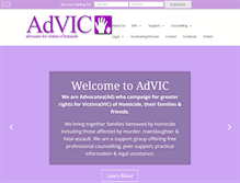 Tablet Screenshot of advic.ie